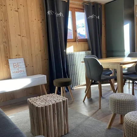 Renovated Flat Facing Mont Blanc * Combloux