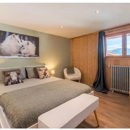 Spacious Flat Facing Mont Blanc *