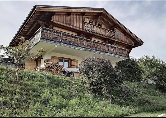 Renovated Flat Facing Mont Blanc Apartament Combloux