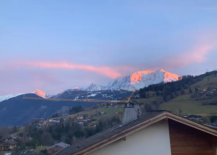 Renovated Flat Facing Mont Blanc * Combloux