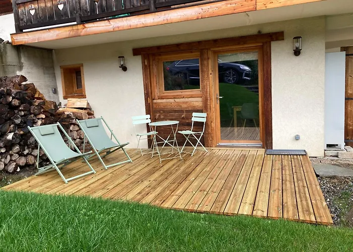 公寓 Renovated Flat Facing Mont Blanc *